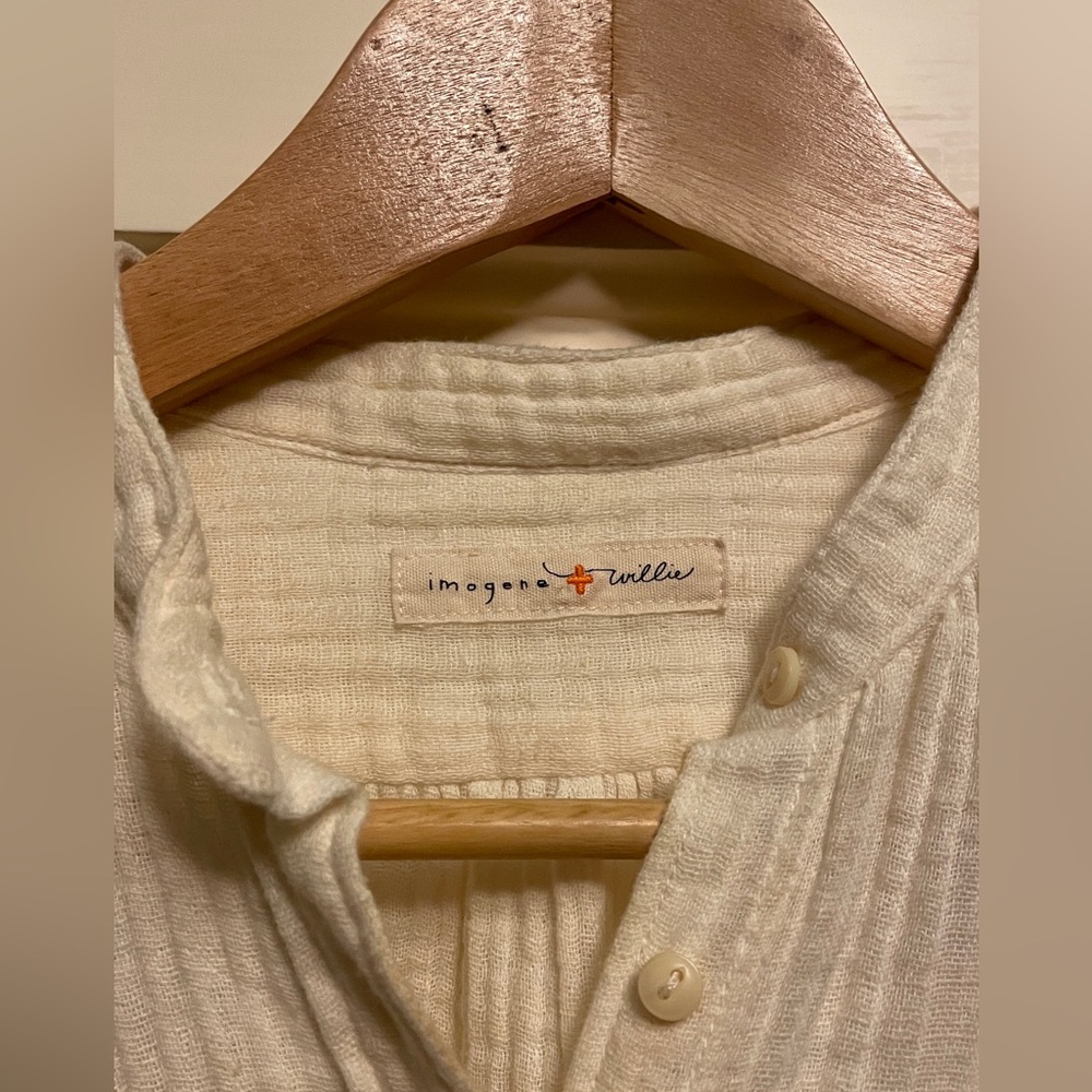 gorgeous Imogene + Willie hemp blend tunic shirt - Picture 8 of 14